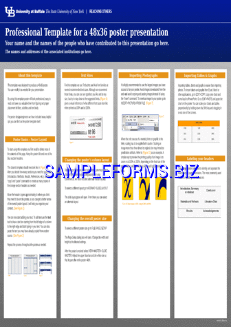 Research Poster Template 1 (48*36) pdf ppt free