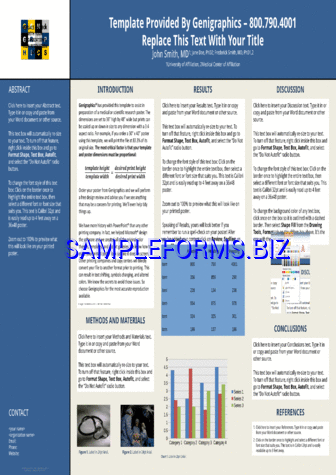 Research Poster Template With Abstract Sidebar (48*36)